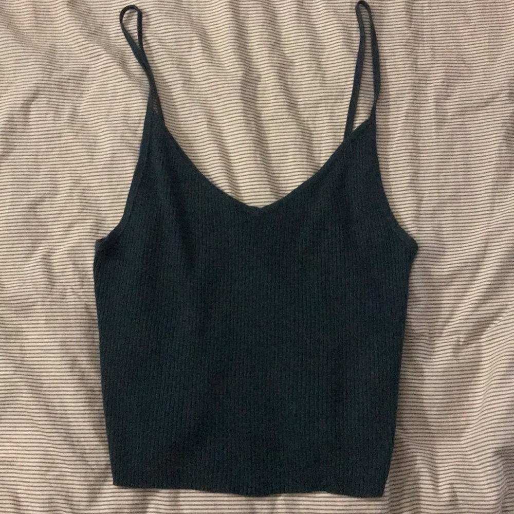 Ribbed Cropped Tank